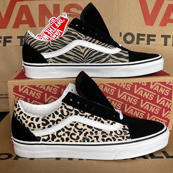Vans Old Skool Safari Multi Mix/True White mens - Picture 1 of 16